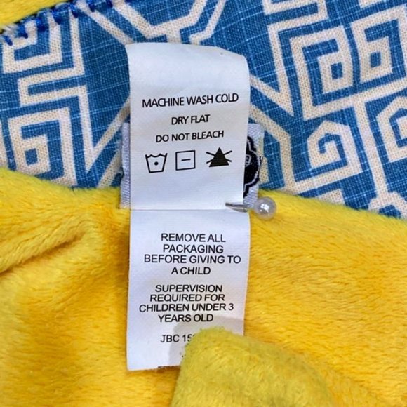 Mud Pie Lion Lovey Security Blanket Paci Holder Primary Colors Cuddler Soother - Picture 6 of 7